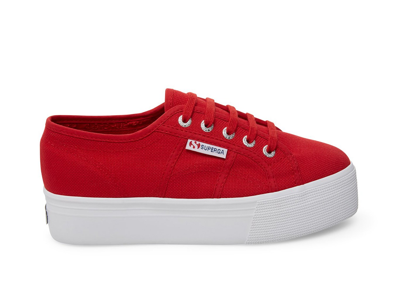 Superga Red Espadrille Womens - 2790 Acotw - 982WXBPEM